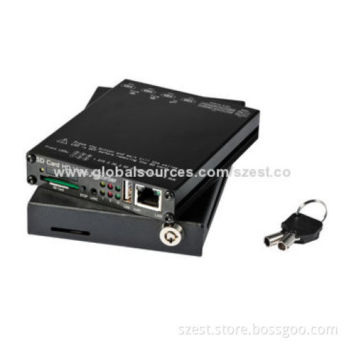 4CH 3G Wi-Fi G-Sensor, GPS, HD 1,080P Mobile DVR
